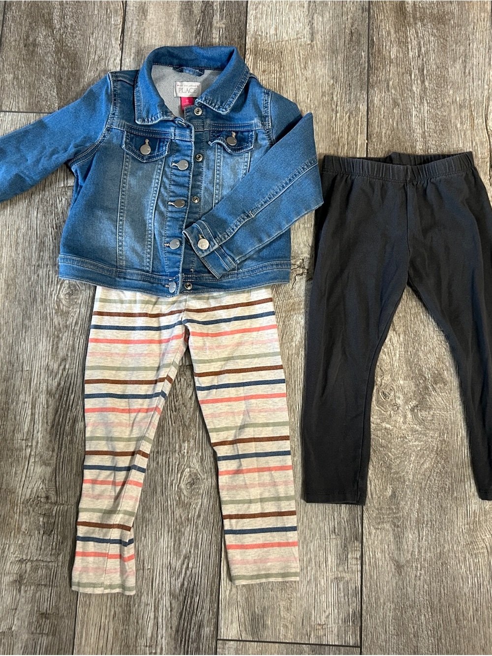 Girls Size 4T Jean Jacket & Leggings